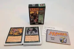 2001 MTG 7th Edition Theme Deck Decay Mono Black English Complete In Box EUC - Image 1