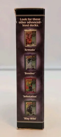 2001 MTG 7th Edition Theme Deck Decay Mono Black English Complete In Box EUC - Image 3