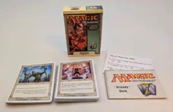 2001 MTG 7th Edition Theme Deck Armada Mono White English Complete In Box EUC - Image 1