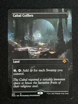 1x MTG Cabal Coffers (Borderless) - Modern Horizons 2 (MH2) #325 - Magic - Image 1