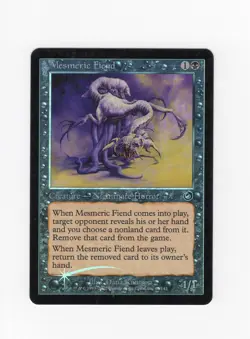 Mesmeric Fiend Torment FOIL MP light clouding surface MTG Magic the Gathering 1 - Image 1