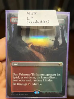 GERMAN Borderless Foil • Rockfall Vale • Unplayed • Mtg (1655) - Image 5
