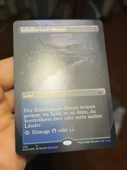 GERMAN Borderless Foil • Shipwreck Marsh • Pack Fresh • Mtg (1650) - Image 2