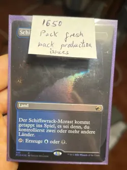 GERMAN Borderless Foil • Shipwreck Marsh • Pack Fresh • Mtg (1650) - Image 5