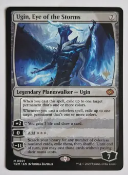 Ugin, Eye of the Storms ~ Silver Stamped Promo ~ Tarkir: Dragonstorm Regular MTG - Image 1