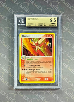 Pokemon BGS 9.5 Blaziken #1 Reverse Foil Ex Emerald 2005 English - Image 2