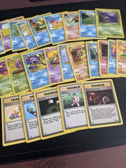 Pokemon Fossil Uncommon And Common Complete Set 1999 WOTC - Image 1