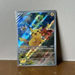 Pikachu #27 SEALED Pokemon TCG Black Star Promo Near Mint Paldea Evolved ETB 027 - Image 1