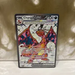 Pokemon Scarlett & Violet Black Star Promo Charizard EX Tera 2022 Full Art 56 💎 - Image 1