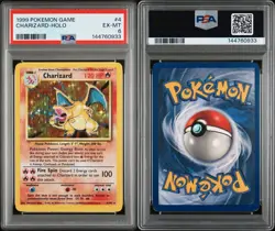 Charizard Base Set 1999 Holo 4/102 PSA 6 Pokemon TCG English - Image 3