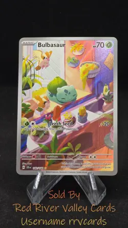 Pokemon Bulbasaur 143/142 Sv07: Stellar Crown Holo Illustration Rare - Image 1