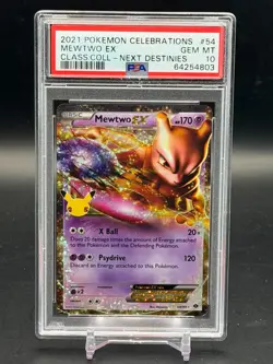 PSA 10 GEM MINT Mewtwo EX Celebrations Classic Collection Holo Pokemon 54/99 - Image 1