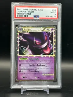 PSA 9 MINT Gengar Prime Triumphant Holo Pokemon 94/102 - Image 1
