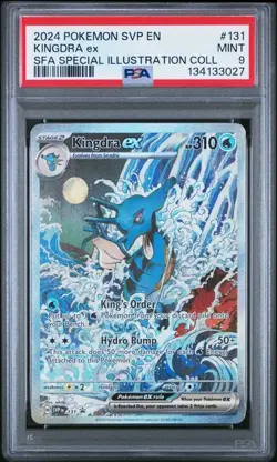 PSA 9 MINT Kingdra EX SFA Special Illustration Collection Promo Pokemon SVP 131 - Image 1