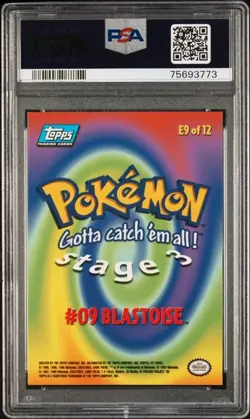 PSA 10 GEM MINT Blastoise #9 Movie Edition 1999 Topps Pokemon #E9/12 - Image 2