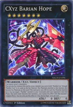 CXyz Barian Hope - NECH-EN096 - Super Rare - Unlimited Edition Near Mint The New - Image 1