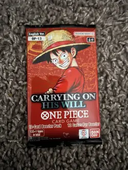 One Piece OP-13 Carrying On His Will Booster Pack ENGLISH New Factory Sealed - Image 1