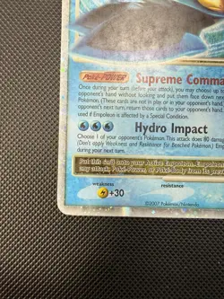 Empoleon LV.X 120/130 Holo Pokemon Card Diamond & Pearl MP - Image 4