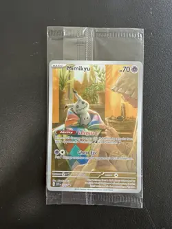 Pokemon TCG Mimikyu Scarlet & Violet Promo Card 075/Promo Factory Sealed - Image 3