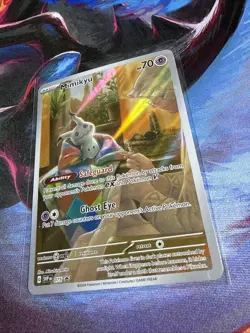 Pokemon TCG Mimikyu Scarlet & Violet Promo Card 075 Black Star Promo - Image 2