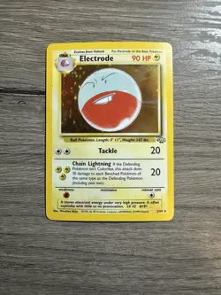 Pokemon Card Electrode Jungle Unlimited Holo Rare 2/64 064💎NM💎 - Image 1