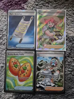 Pokemon TCG 9x Full Art Trainer Cards Tool Item NM Condition - Image 2