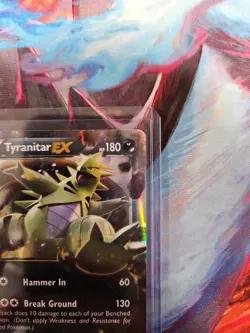 Pokemon TCG XY-Ancient Origins Tyranitar EX Holo Card 42/98 2015 - Image 2