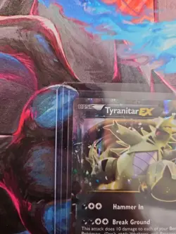 Pokemon TCG XY-Ancient Origins Tyranitar EX Holo Card 42/98 2015 - Image 3