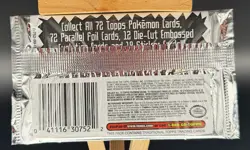 Topps Pokemon The First Movie Booster Pack 9 Cards Foil Black Logo New & Sealed - Image 2