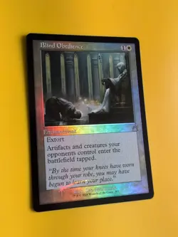 Blind Obedience FOIL RVR Enchantment Magic the Gathering Card. - Image 5