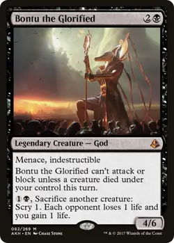 Bontu the Glorified - Amonkhet - #82 Legendary Creature — God Mythic BM - Image 1