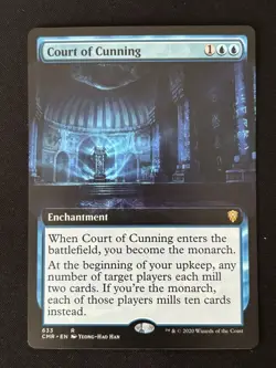 1x MTG Court of Cunning (Extended Art) - Commander Legends (CMR) #633 - Magic - Image 1
