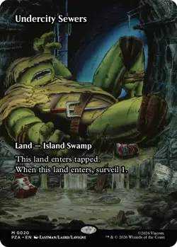 MTG TMNT - Undercity Sewers (Borderless) NM - Image 1