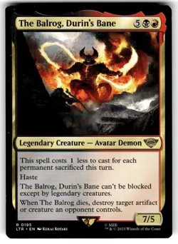 The Balrog, Durin's Bane Universes Beyond: the Lord of the Rings: MTG - Image 1
