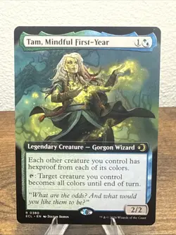 Tam, Mindful First-Year (Extended Art) Lorwyn Eclipsed Regular - Image 1