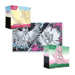 Pokemon Paradox Rift Elite Trainer Box Pokemon Center Exclusive Set of 2 + Mat - Image 1