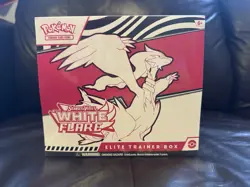 Pokemon TCG Scarlet & Violet White Flare Elite Trainer Box Reshiram Tornadus - Image 1