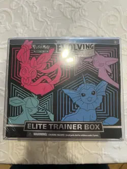 Pokemon Evolving Skies Elite Trainer Box Sylveon Espeon Glaceon Vaporeon - Image 1