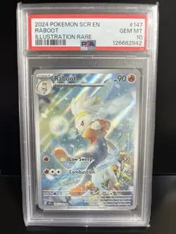 Pokemon Raboot SV07: Stellar Crown 147/142 Illustration Rare Holo PSA 10 - Image 1