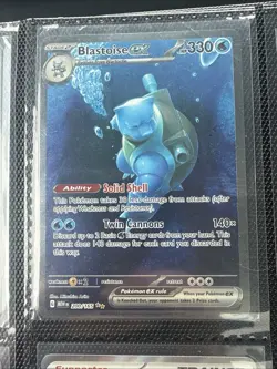 Pokemon TCG Blastoise EX Sir Scarlet & Violet 151 English Alternative Art - Image 1