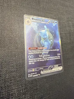 Pokemon TCG Blastoise EX Sir Scarlet & Violet 151 English Alternative Art - Image 3