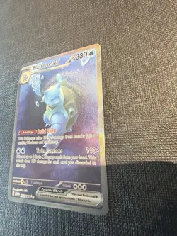 Pokemon TCG Blastoise EX Sir Scarlet & Violet 151 English Alternative Art - Image 4