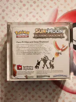 Pokemon TCG Sun & Moon Burning Shadows Booster Box Sealed w/ Acrylic Case - Image 3