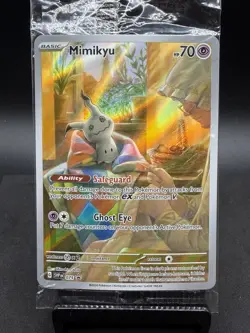 SEALED Pokemon TCG: Mimikyu SVP 075 Black Star Promo Holo English Sealed New - Image 1