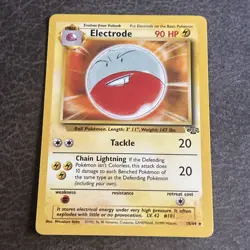 Pokemon Electrode #18/64 Non-Holo Rare - 1999 Unlimited Jungle Set - LP Cond. - Image 1