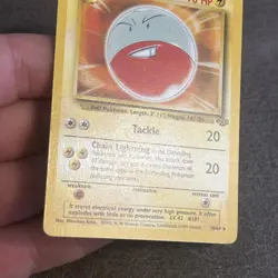 Pokemon Electrode #18/64 Non-Holo Rare - 1999 Unlimited Jungle Set - LP Cond. - Image 3