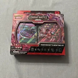 Pokemon TCG Team Rocket's Mewtwo ex League Battle Deck Sealed FREE FAST SHIPPING - Image 1