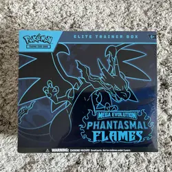 Pokemon TCG Mega Evolution Phantasmal Flames Elite Trainer Box ETB - New&Sealed - Image 1