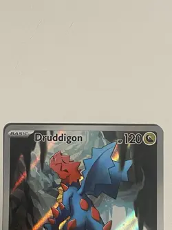 Pokemon TCG Druddigon 151/086 SV11W: White Flare Holo Illustration Rare NM - Image 2