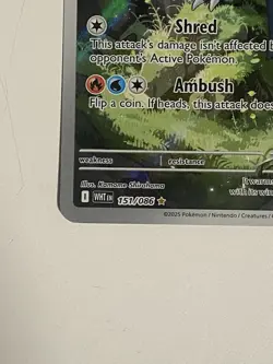 Pokemon TCG Druddigon 151/086 SV11W: White Flare Holo Illustration Rare NM - Image 5